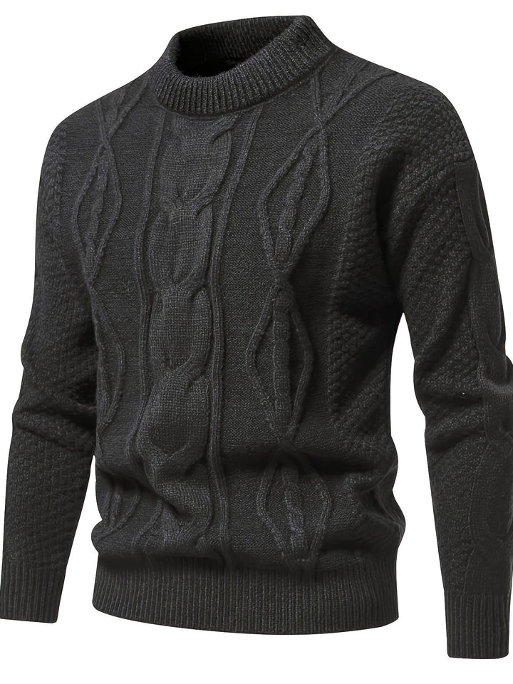 Maxwell™ Men’s Solid Knitted Sweater