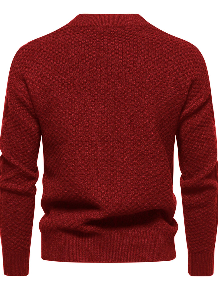 Maxwell™ Men’s Solid Knitted Sweater