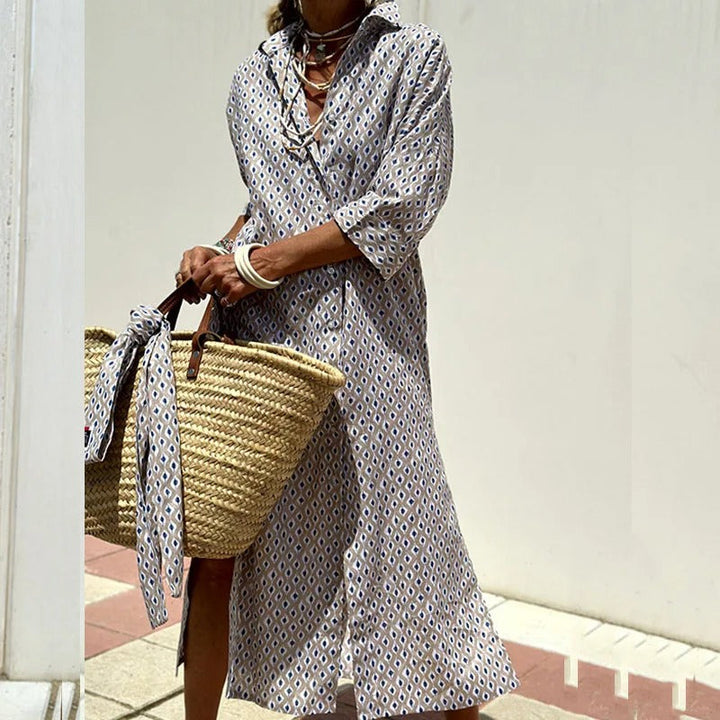 Iris™ | Striped Elegance Dress
