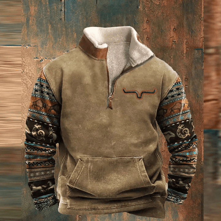 Stefan™ Quartz zip pullover