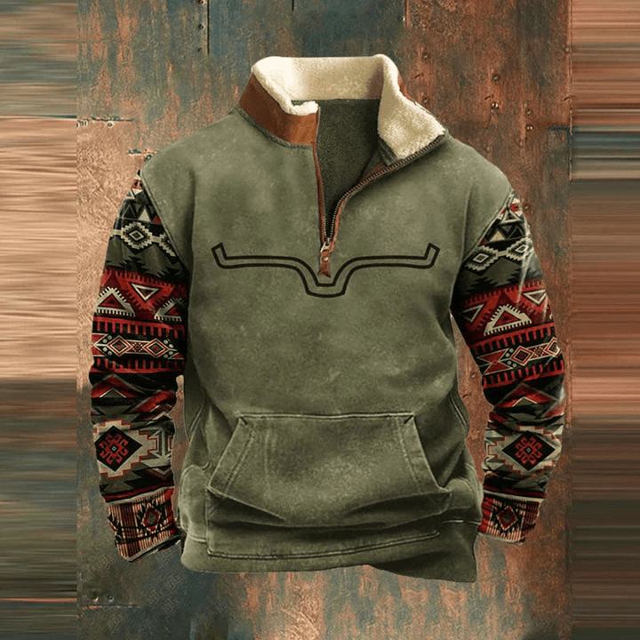 Stefan™ Quartz zip pullover