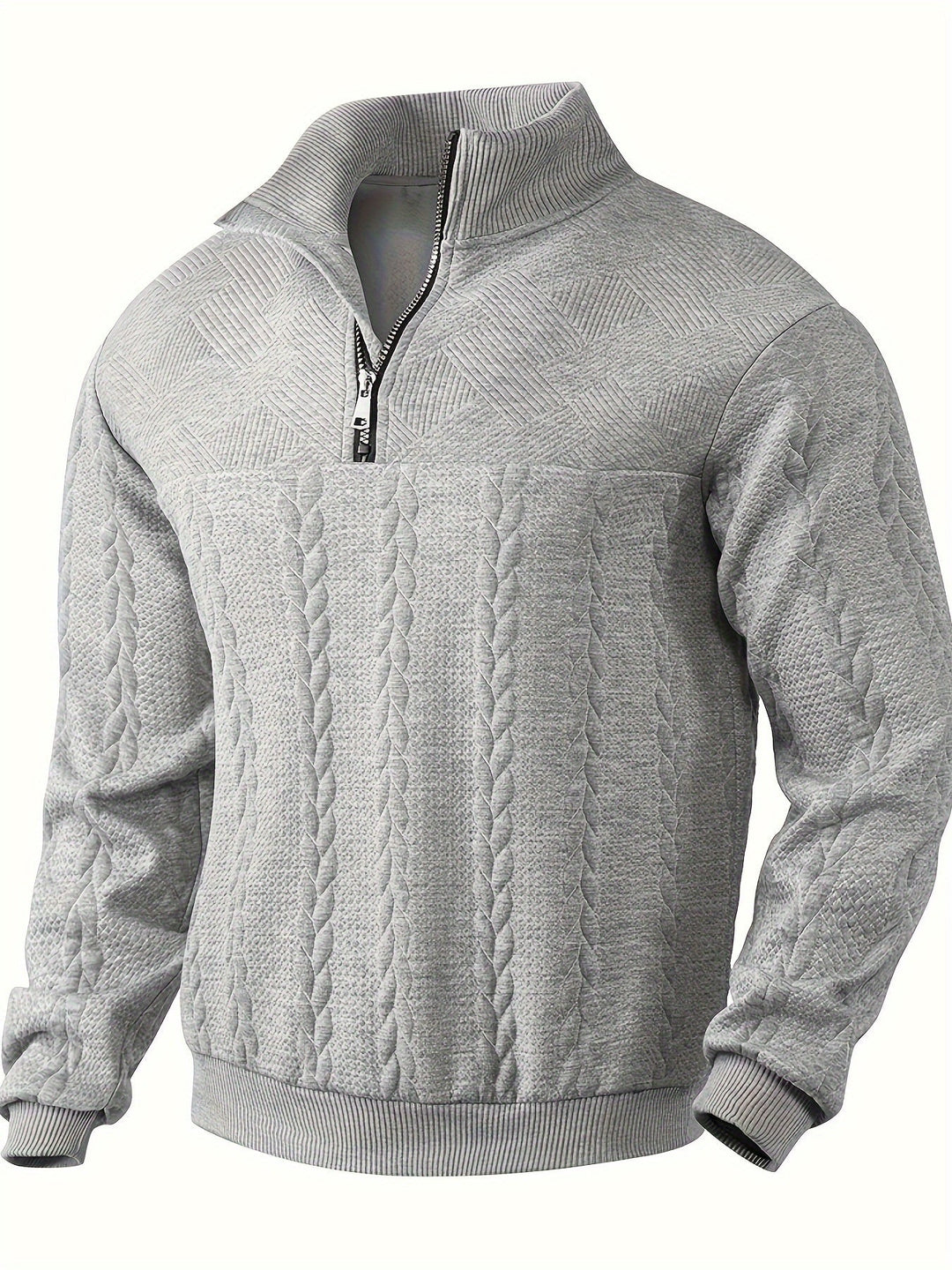 Rafael - Vintage Men's Sweater with Zipper