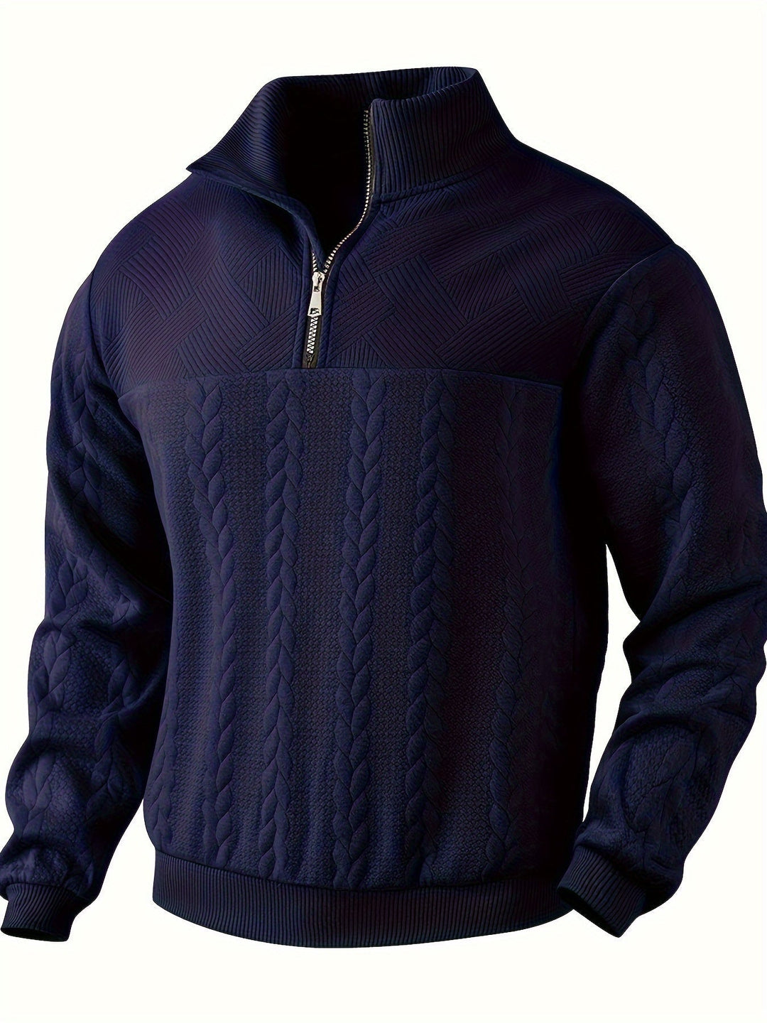 Rafael - Vintage Men's Sweater with Zipper