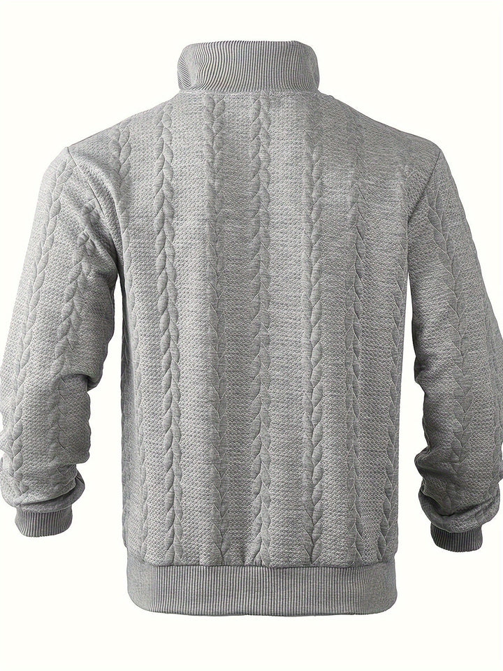 Rafael - Vintage Men's Sweater with Zipper