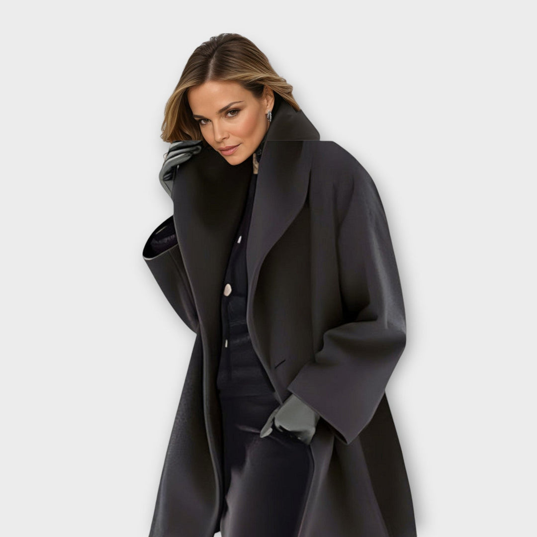 Isabelle | Luxury Windbreaker Coat in Wool