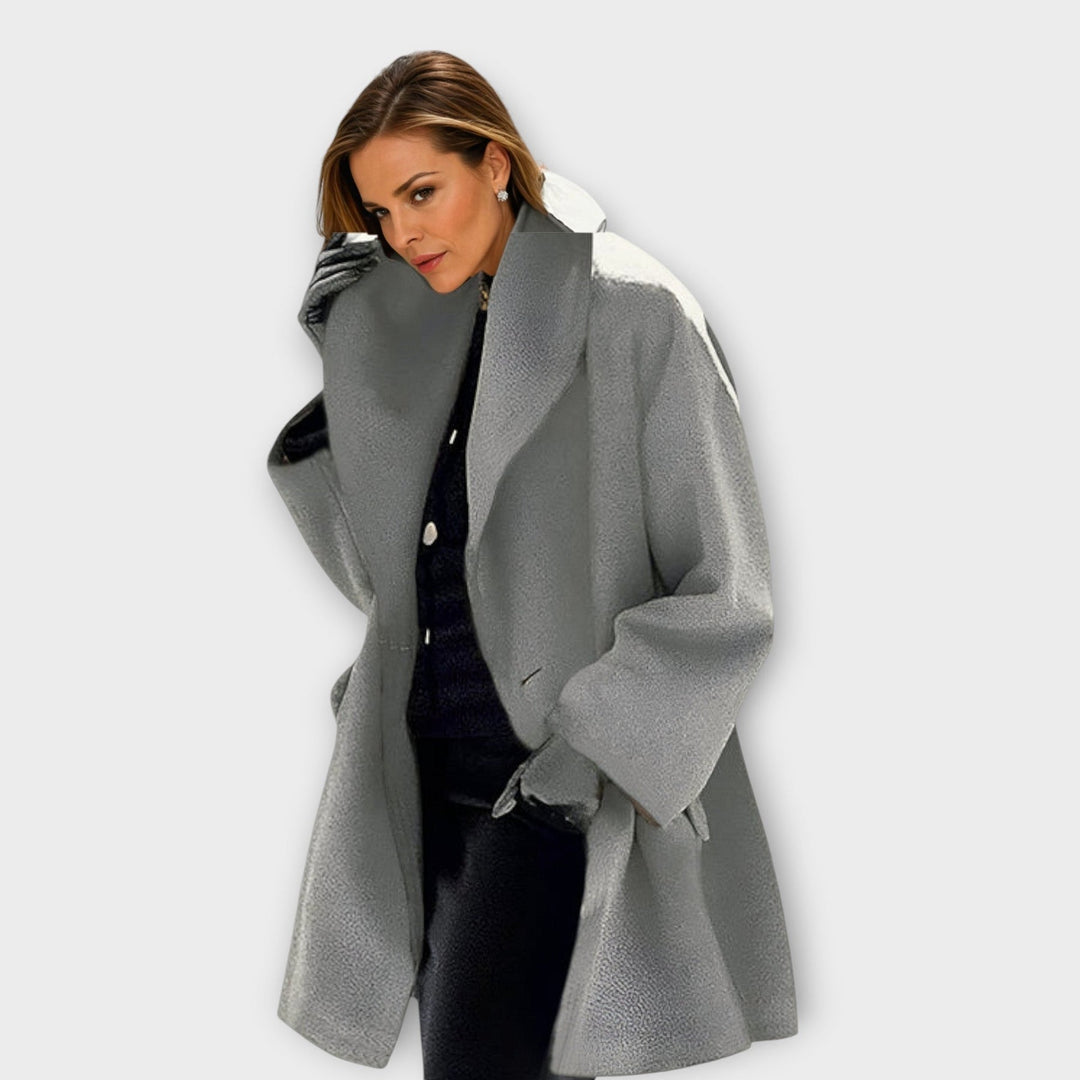 Isabelle | Luxury Windbreaker Coat in Wool
