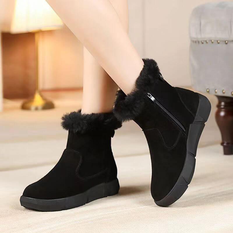 Hannah - Winter fur boots for women