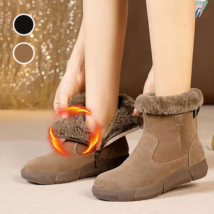 Hannah - Winter fur boots for women