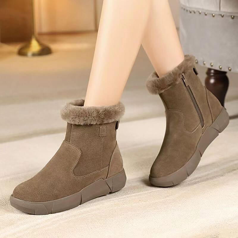 Hannah - Winter fur boots for women